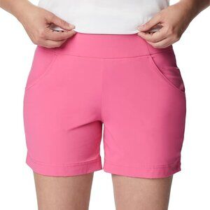 Columbia Women's Anytime Casual 7" Inseam Short, Wild Geranium, S New w/ Tags!